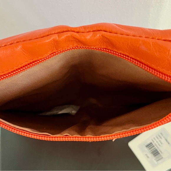 Orange Leather Clutch - Picture 5 of 9